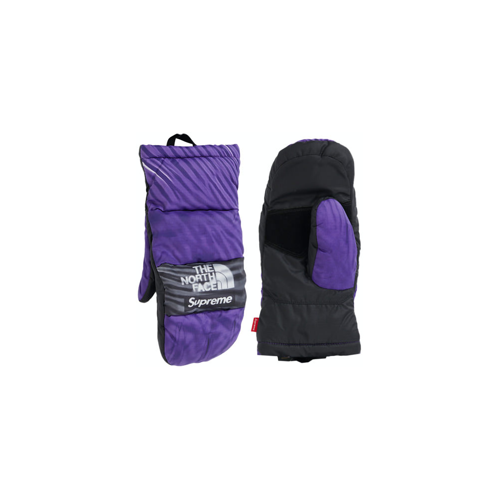 Supreme The North Face Printed Montana Trompe L'oeil Mitt Purple