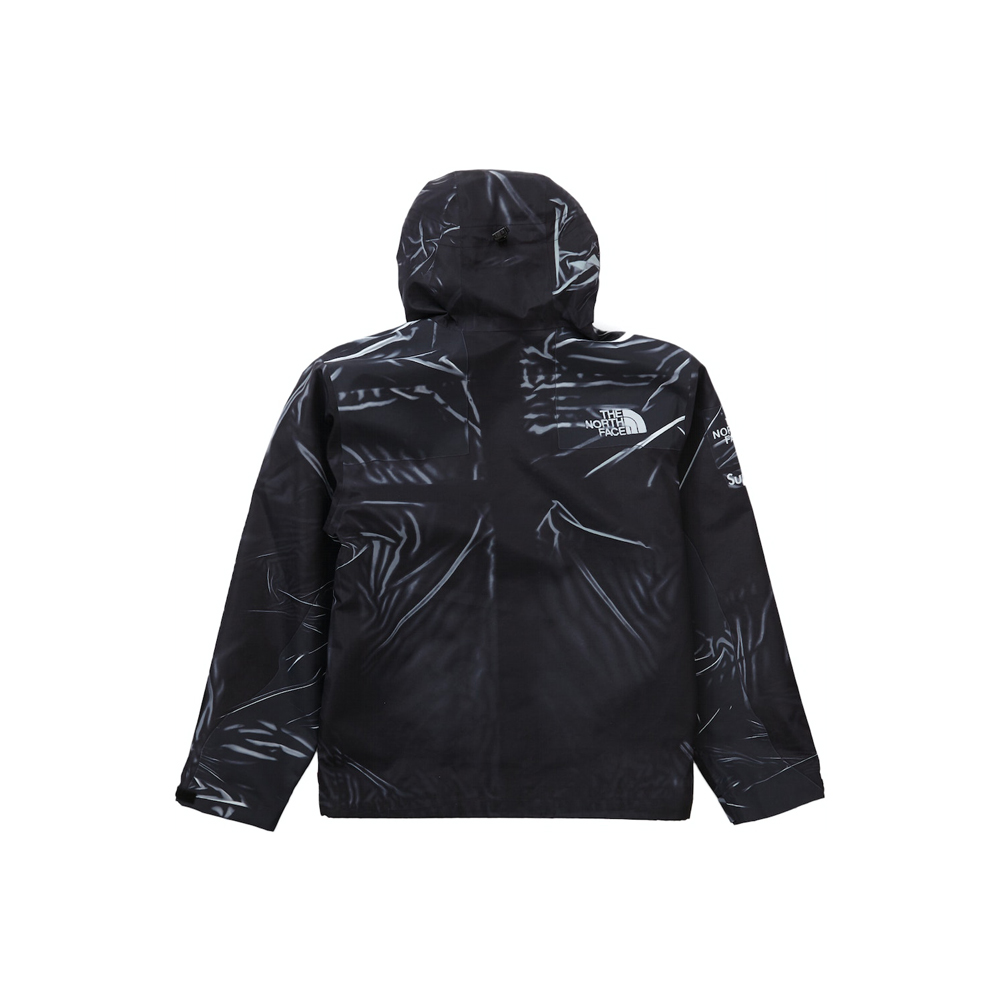 Supreme The North Face Printed Taped Seam Shell Trompe L'oeil Jacket Black