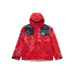 Supreme The North Face Printed Taped Seam Shell Trompe L’oeil Jacket Red