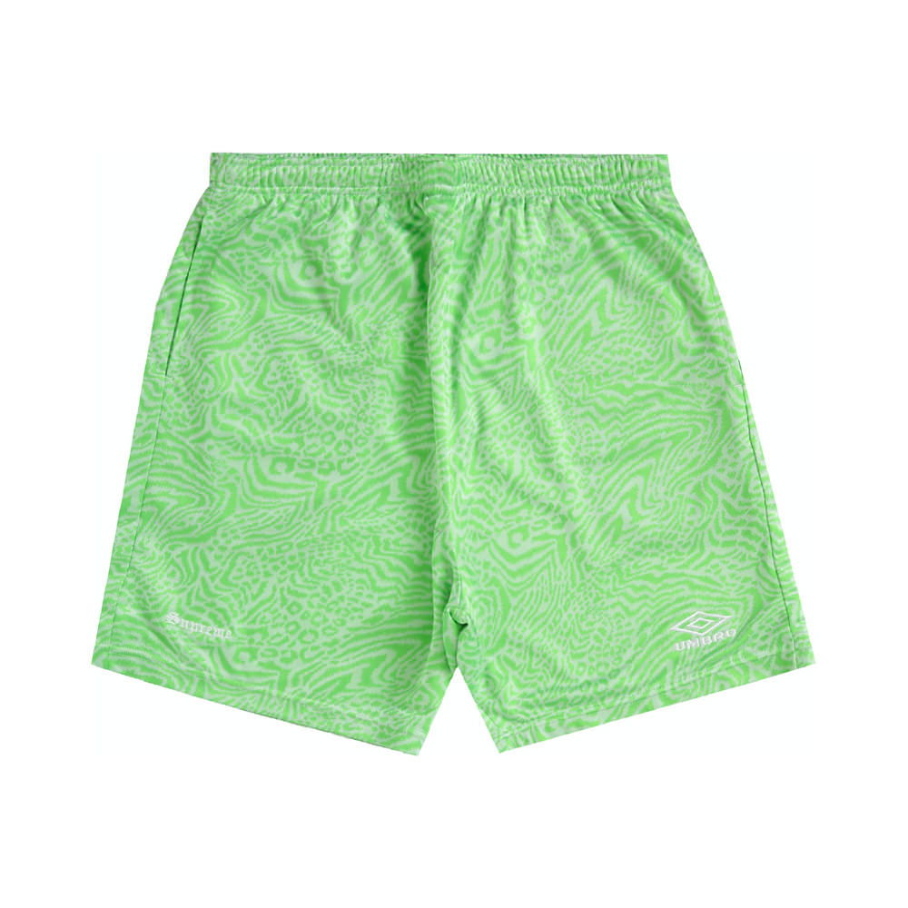 Supreme Umbro Jacquard Animal Print Soccer Short WhiteSupreme Umbro