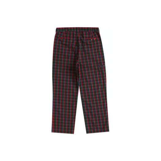 Supreme Work Pant (SS23) Red Plaid