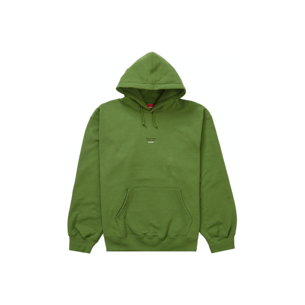 Supreme World Famous Micro Hooded Sweatshirt Green