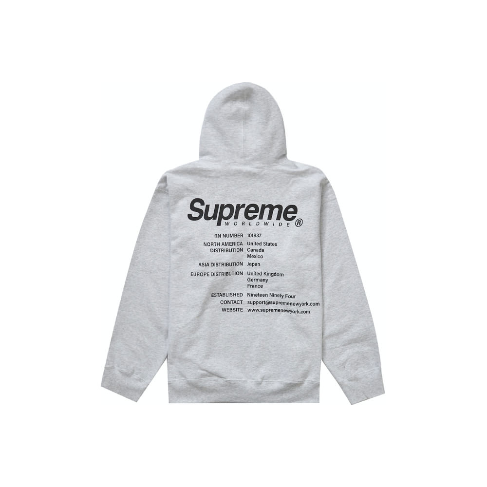 Supreme Worldwide Hooded Sweatshirt Lサイズ-