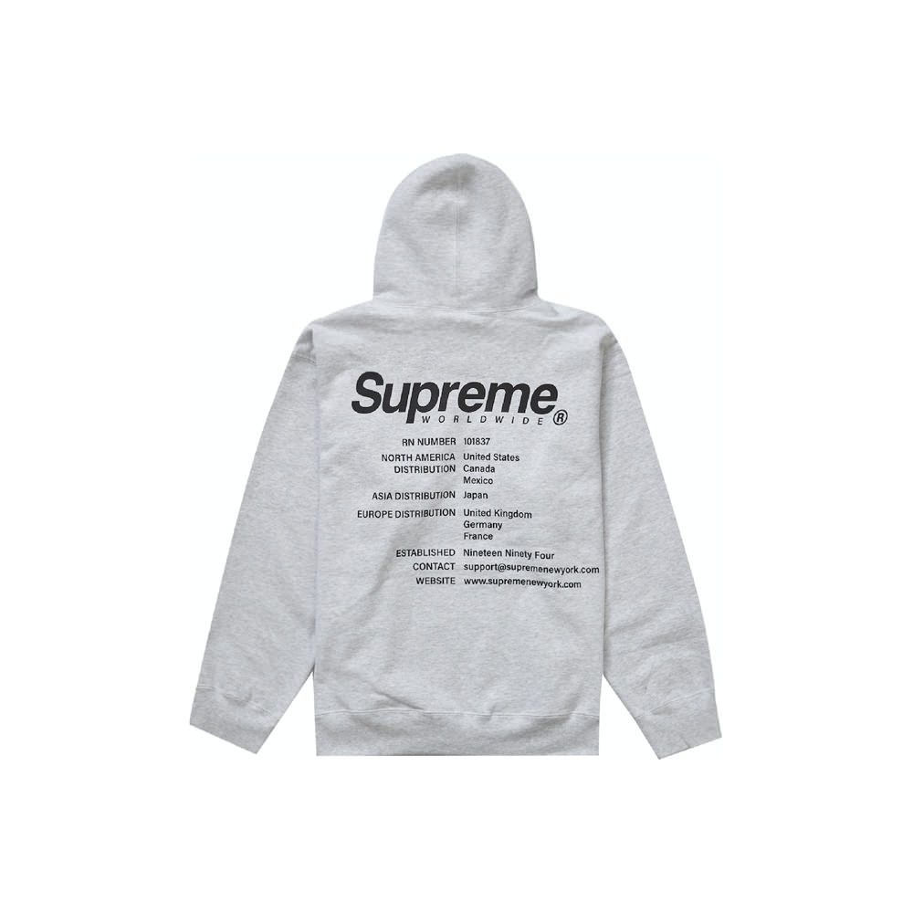 Supreme Worldwide Hooded Sweatshirt-