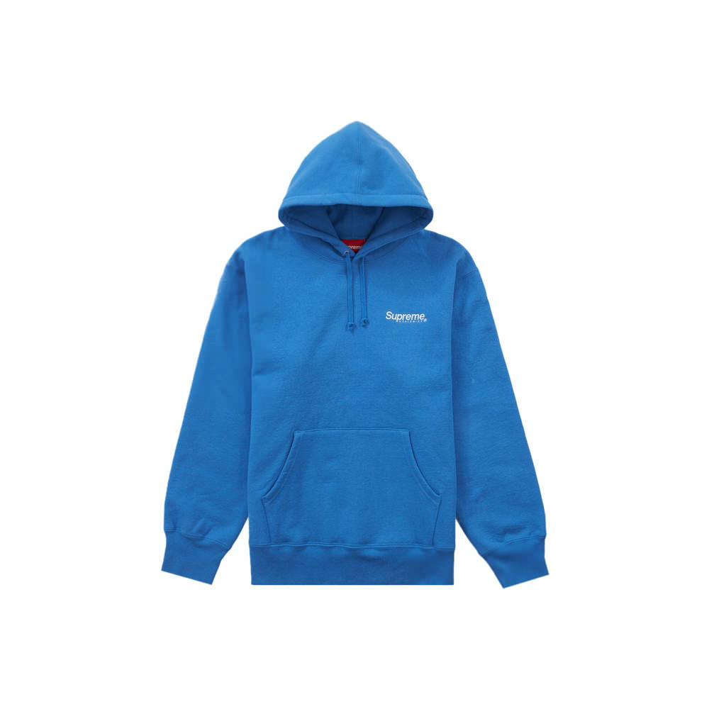 Supreme Worldwide Hooded Sweatshirt Blue