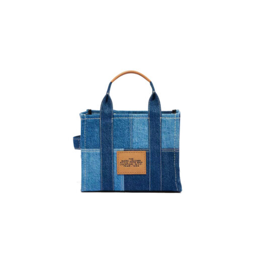 Marc Jacobs The Denim Tote Bag Mini Blue Denim