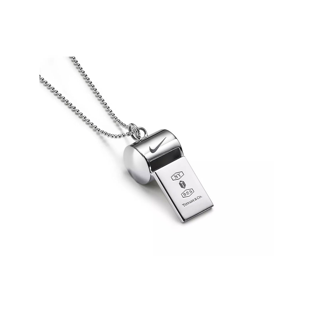 Nike hot sale silver necklace