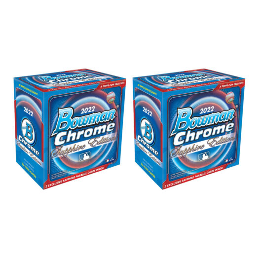2022 Bowman Chrome Sapphire Edition Baseball Box 2x Lot