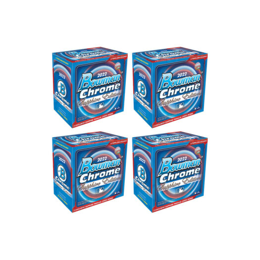 2022 Bowman Chrome Sapphire Edition Baseball Box 4x Lot