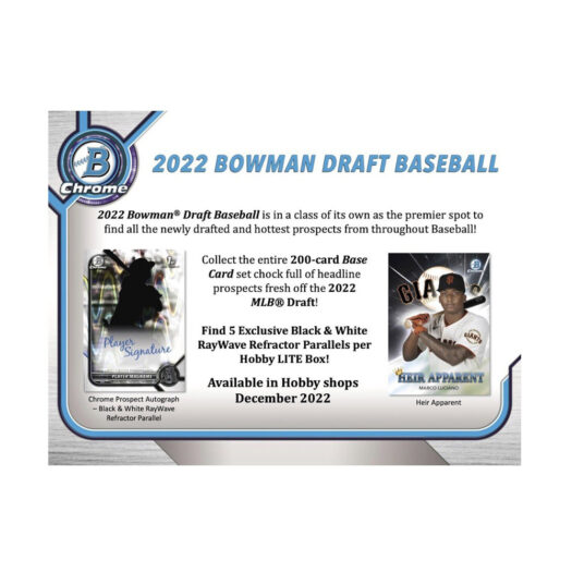 2022 Bowman Draft Baseball Hobby Lite Box 2x Lot