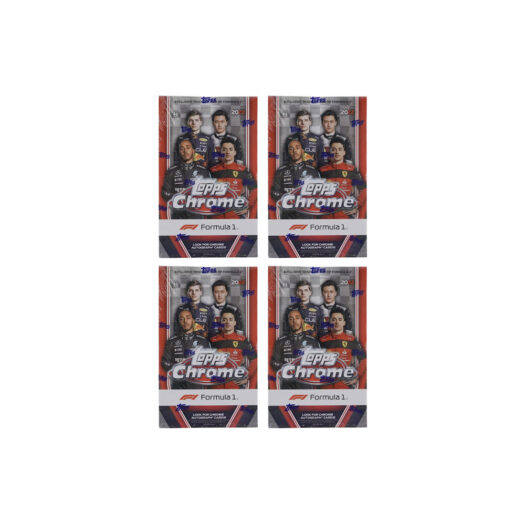 2022 Topps Chrome Formula 1 Racing Hobby Box (18 Packs) 4x Lot