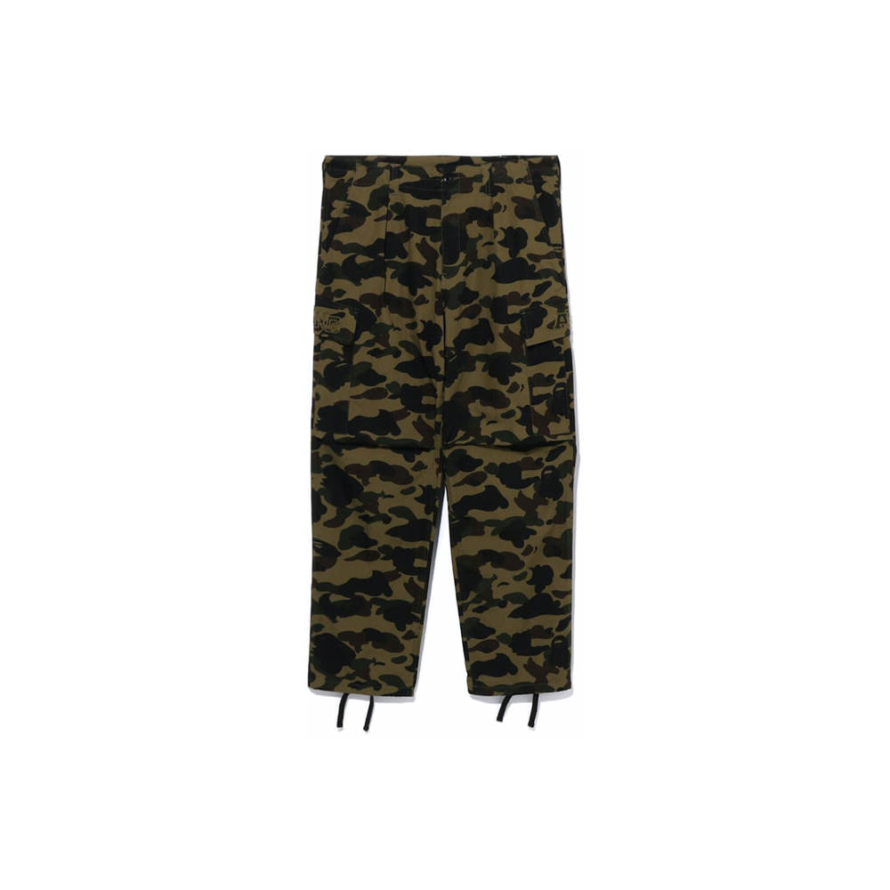 Bathing ape store camo pants