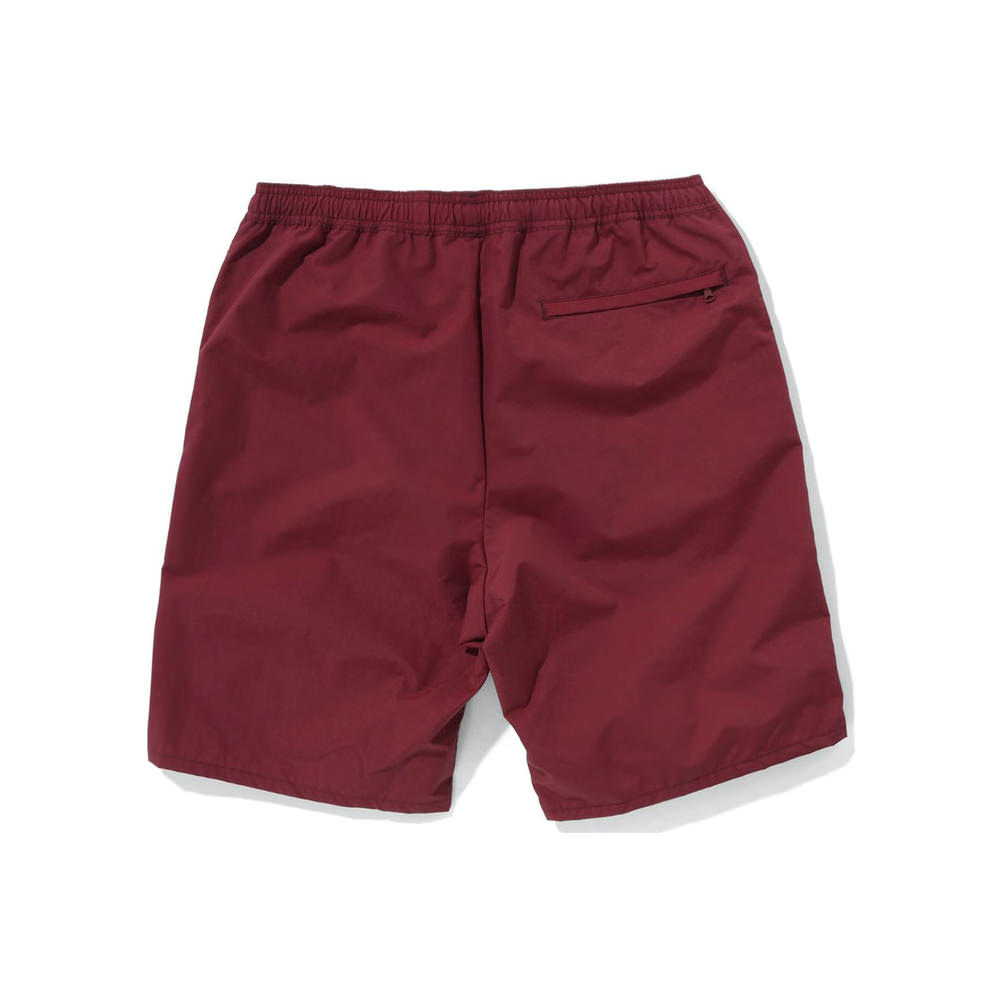 BAPE Ape Head Beach Shorts BurgundyBAPE Ape Head Beach Shorts