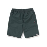BAPE Ape Head Beach Shorts Olive Drab