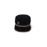 BAPE Ape Head One Point Crusher Hat BlackBAPE Ape Head One