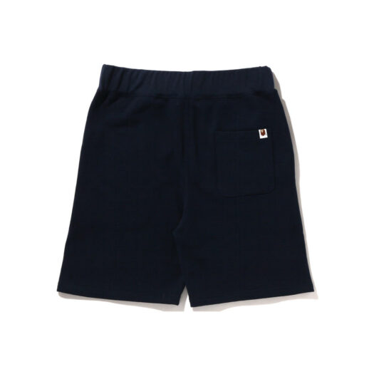 BAPE Ape Head One Point Sweat Short Navy