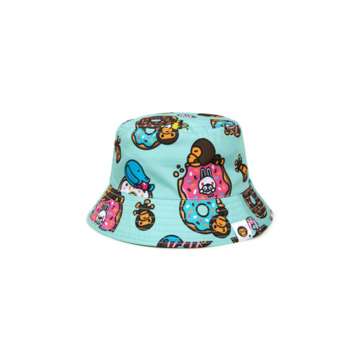BAPE Baby Milo #2 Reversible Bucket Hat Light Blue/Multi