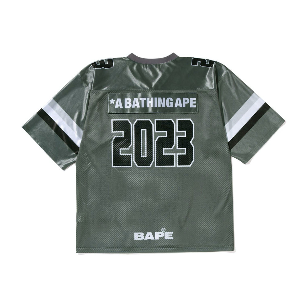 BAPE Bape Football Jersey GreyBAPE Bape Football Jersey Grey - OFour