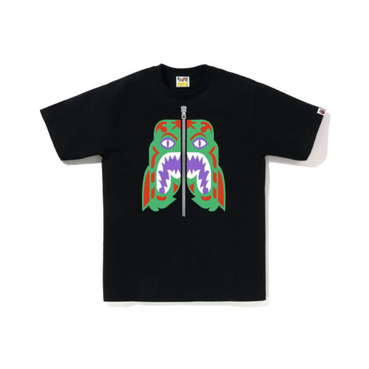 BAPE Colors Tiger Tee Black