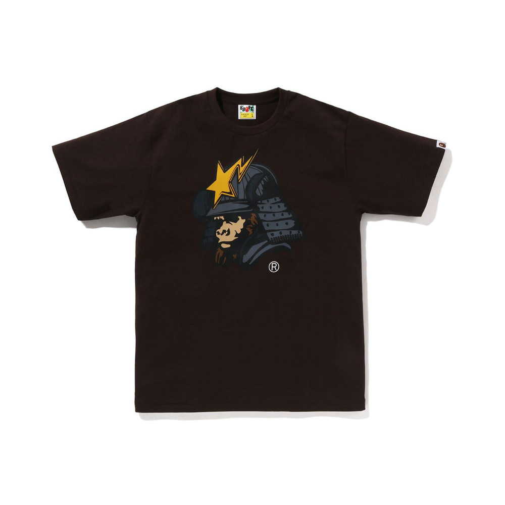 BAPE General Kabuto Tee BrownBAPE General Kabuto Tee Brown OFour