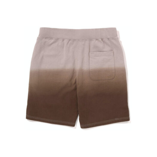 BAPE Gradation Sweat Shorts Brown