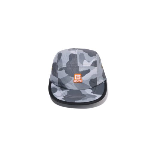 BAPE Honeycomb Camo Jet Cap Grey