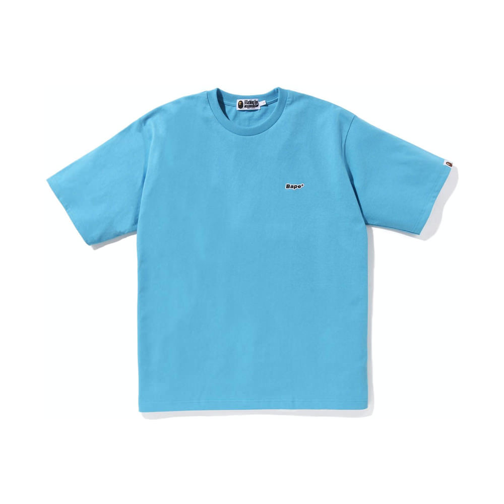 BAPE Logo One Point Relaxed Fit Tee Blue