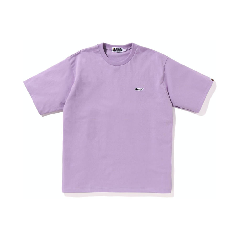 BAPE Logo One Point Relaxed Fit Tee Purple