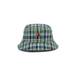 BAPE Mini Bape Check Bucket Hat Green
