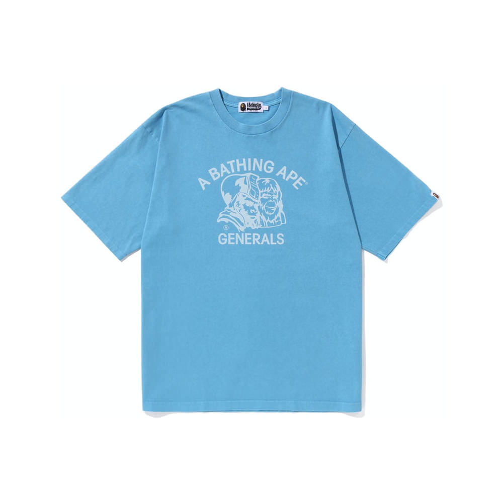 BAPE Pigment Dyed General Bape Relaxed Fit Tee Sax