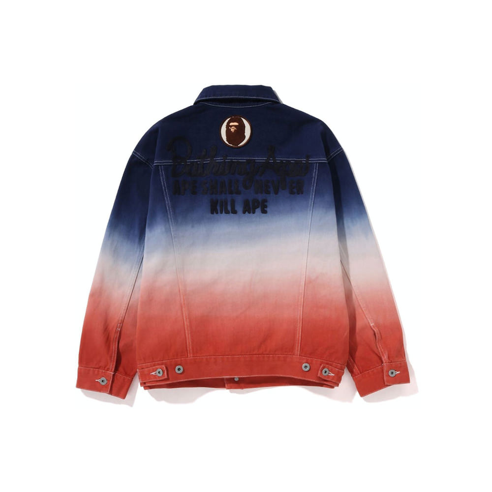 Bape denim sales jacket