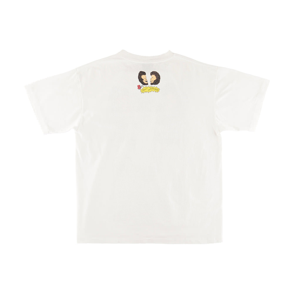 BAPE x Saint Mxxxxxx Heaven and Hell Tee Vintage White