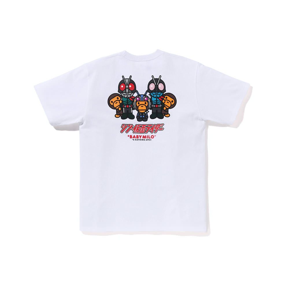 BAPE x Shin Kamen Rider #1 Baby Milo Tee WhiteBAPE x Shin Kamen Rider ...