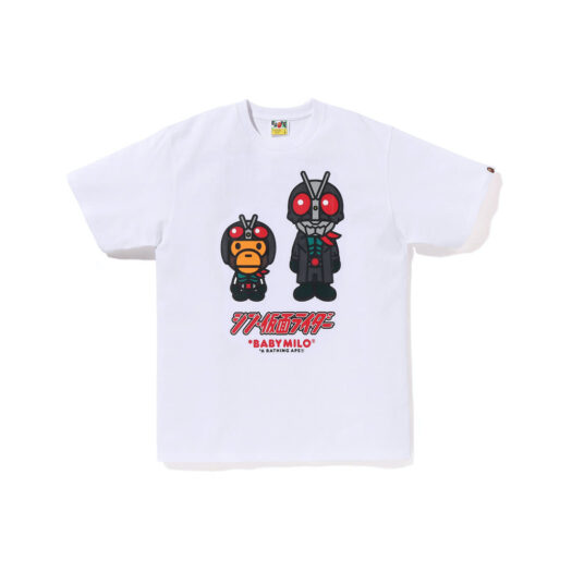 BAPE x Shin Kamen Rider No1 Baby Milo Tee White