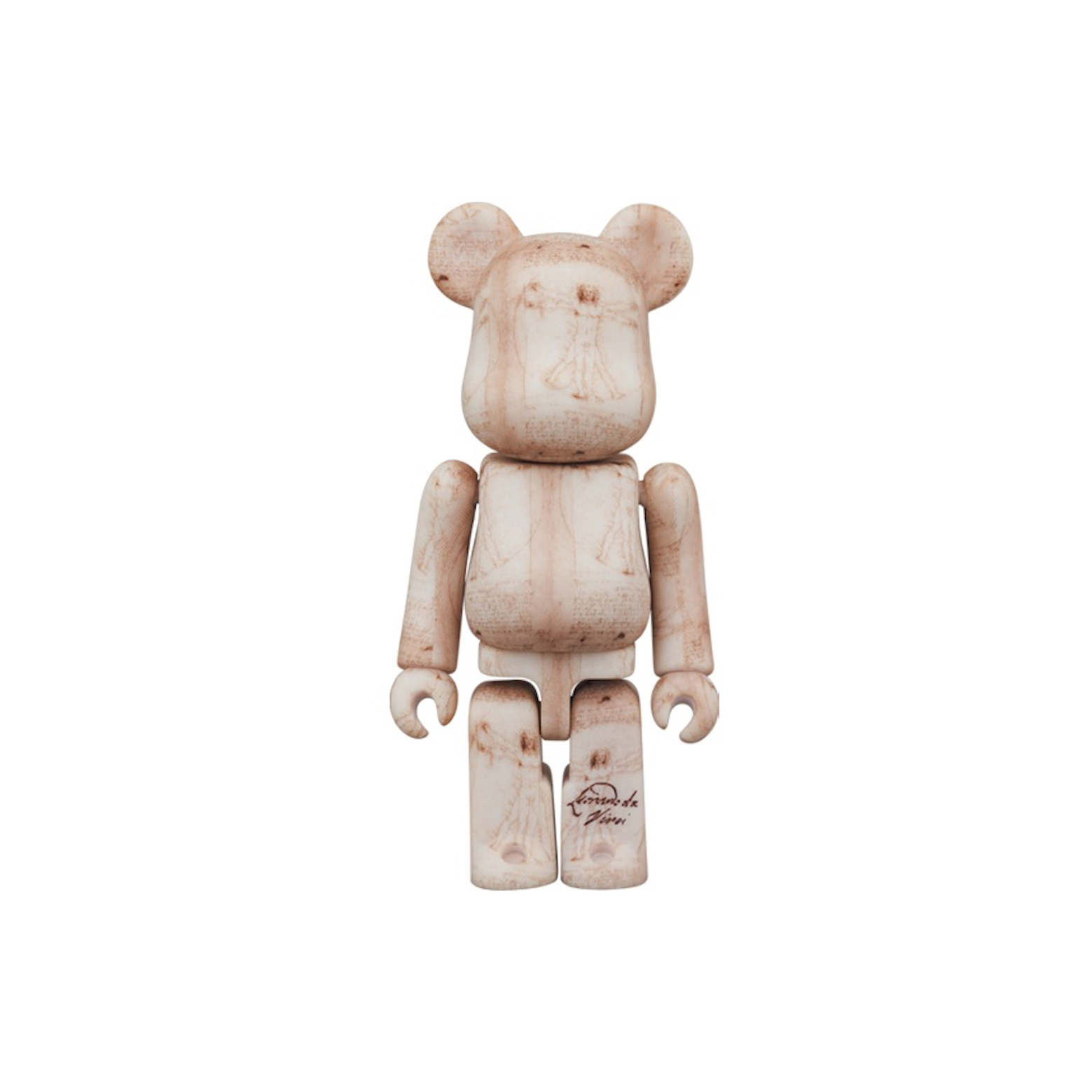 Bearbrick Leonardo da Vinci (Vitruvian Man) 100% & 400