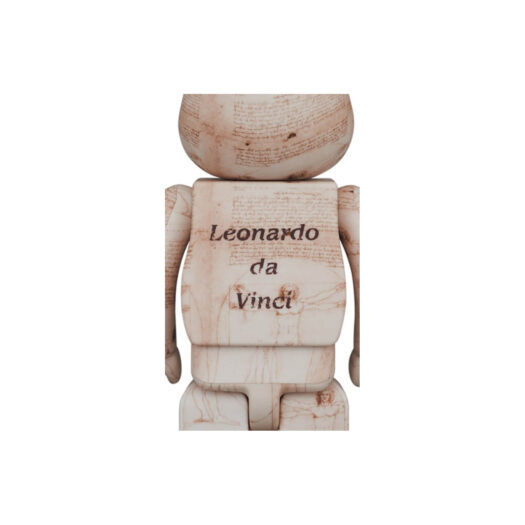 Bearbrick Leonardo da Vinci (Vitruvian Man) 100% & 400% Set
