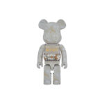 Bearbrick My First Baby Marble Ver. 1000% White & Gold