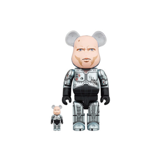 Bearbrick RoboCop Murphy Head Ver. 100% & 400% Set