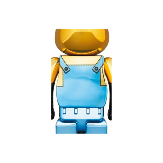 Bearbrick x Minions Kevin Chrome Ver. 100% & 400% Set