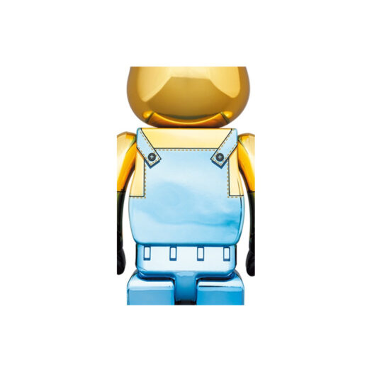 Bearbrick x Minions Stuart Chrome Ver. 100% & 400% Set