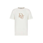 Dior x ERL Relaxed-Fit T-Shirt White Slub Cotton Jersey