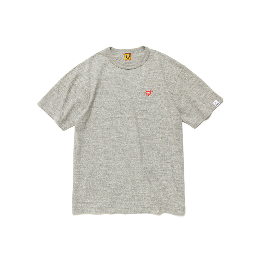 Human Made Heart Badge T-Shirt (SS23) GreyHuman Made Heart Badge T