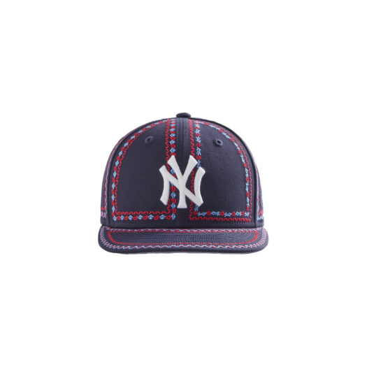 Kith New Era Yankees Floral Frame 59Fifty Fitted Hat Nocturnal