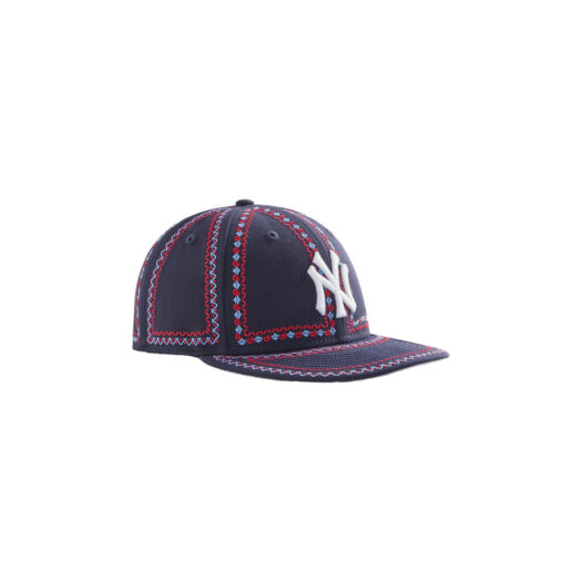 Kith New Era Yankees Floral Frame 59Fifty Fitted Hat Nocturnal