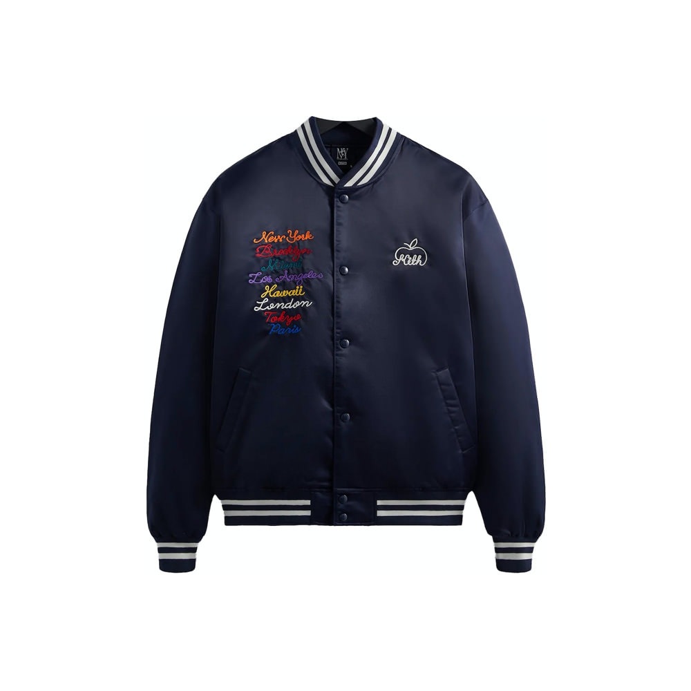 Kith Kids for the New York Knicks Nylon Bomber Jacket - Nocturnal