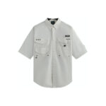 Kith x Columbia PFG Short Sleeve Shirt Sea Salt