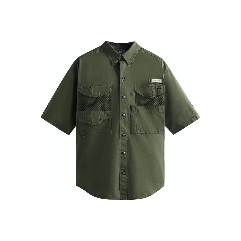 Kith x Columbia PFG Short Sleeve Shirt Surplus GreenKith x