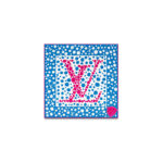 Louis Vuitton LV x YK Infinity Dots Square 45 Blue/White