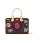 Louis Vuitton LV x YK Speedy Bandouliere 25 Face Print and Embroidery