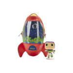 Loungefly Disney Pixar Toy Story Pizza Planet Bag & Funko Pop! Toy Story 4 Buzz Lightyear Diamond Collection Limited Edition Bundle